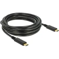 DeLOCK 85206, 4 meter, USB-C, USB-C, USB 2.0, 0,48 Gbit/s, zwart