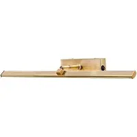 Orion LED schilderijlamp Suren in antiek messing, 50 cm, brons / oud-messing, Woon-/ Eetkamer, metaal, Wandlamp