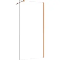 Guido Gusto Inloopdouche 100x200 8mm Nano glas Copper serie Silvio