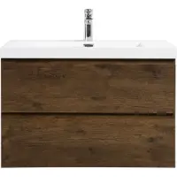 Guido Gusto Badkamermeubel Summer 80cm walnoot
