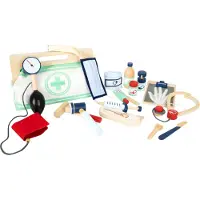 Small Foot - Dokterstas met Houten Dokter Accessoires, 18dlg.