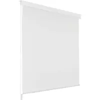 vidaXL Rolgordijn voor douche 100x240 cm wit online kopen
