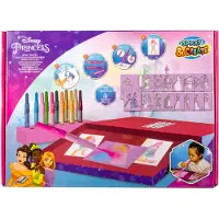 Invento Disney Princess - Spray Pen Set Deluxe (DP22368) - Kleurstiften voor Kinderen - Tekenset met Gekleurde Pennen en Tekensjablonen