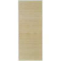 vidaXL Tapijt rechthoekig 120x180 cm bamboe naturel