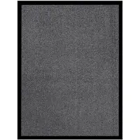 vidaXL Deurmat 40x60 cm antracietkleurig