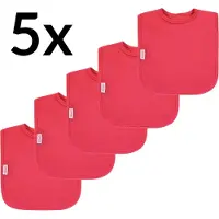 Funnies Interlock Slabben 5-Pack | Fuchsia | Set Van 5 Stuks | Slabbers