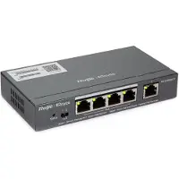 Ruijie Reyee netwerk switch - - RG-ES205GC-P - L2 Gigabit - POE - Kleur Zwart