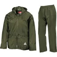 Result - Regenpak - Unisex - Maat XXL - Olijf