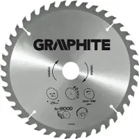 Graphite Widia zaagblad, 216 x 30 mm, 36 tanden