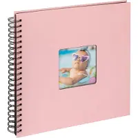 Walther design SA-110-BR Fun Baby Selection - Spiraal album - Formaat 30 x 30 cm - Roze