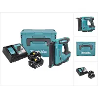Makita DBN 500 RGJ accu-klemspijkermachine 18 V 15-50 mm + 2x accu 6,0 Ah + oplader + MakPac