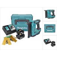 Makita DBN 500 RTJ Accu-opsteekspijkermachine 18 V 15-50 mm + 2x accu 5.0 Ah + lader + Makpac + stauc