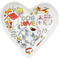 Blond Amsterdam , Dier, Hart bord hond 22cm