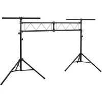 vidaXL Lichtstatief 338x115x(180-300) cm staal