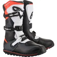 Alpinestars Tech T S23, laarzen ,zwart/grijs/neon rood ,10 US