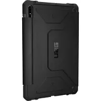 Uag Metropolis Bookcase voor de Samsung Galaxy Tab S8 / S7 - Zwart