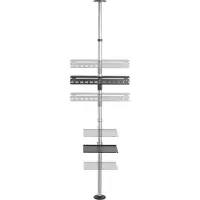 Equip 650621 tv-bevestiging 177,8 cm (70') Zwart, Roestvrijstaal