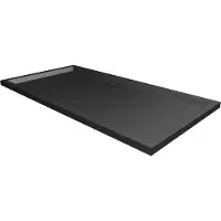 Xenz Mariana Plus rechthoekige douchebak acryl 150x80cm zwart mat