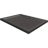 Xenz Mariana Plus rechthoekige douchebak acryl 90x70cm antraciet