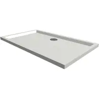 Xenz Mariana Plus rechthoekige douchebak acryl 120x75cm wit mat