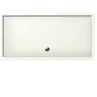 Xenz Mariana Plus rechthoekige douchebak acryl 160x80cm wit mat