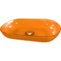Best design Transpa Orange waskom 54x34cm