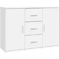 Super Merchant Dressoir 91x29,5x65 cm bewerkt hout wit