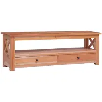 vidaXL Tv-meubel 115x30x40 cm massief mahoniehout