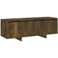 Möbelando Tv-meubel 120x30x40,5 cm bewerkt hout gerookt eikenkleurig
