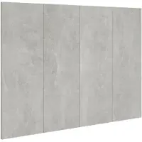 vidaXL Hoofdbord 120x1,5x80 cm bewerkt hout betongrijs