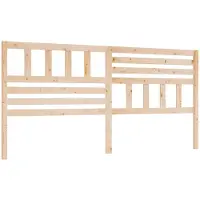vidaXL Hoofdbord 206x4x100 cm massief grenenhout