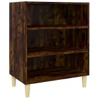 vidaXL Dressoir 57x35x70 cm bewerkt hout gerookt eikenkleurig