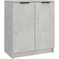 vidaXL Schoenenkast 59x35x70 cm bewerkt hout betongrijs