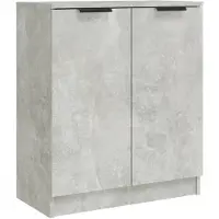 vidaXL Dressoir 60x30x70 cm bewerkt hout betongrijs