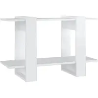 vidaXL Boekenkast/kamerscherm 80x30x51 cm hoogglans wit