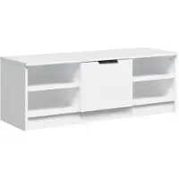 vidaXL Tv-meubel 102x35,5x36,5 cm bewerkt hout wit
