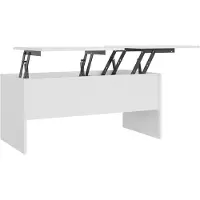vidaXL Salontafel, wit, 102x50,5x46,5 cm, houtvezel