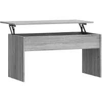 vidaXL Salontafel grijs Sonoma, 102x50,5x52,5 cm, houtvezel