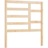 vidaXL Hoofdbord 81x4x104 cm massief grenenhout