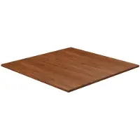 vidaXL Tafelblad vierkant 80x80x1,5cm behandeld eiken donkerbruin