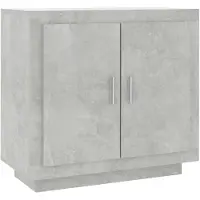 vidaXL Dressoir 80x40x75 cm bewerkt hout betongrijs
