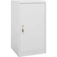 vidaXL Zadelkast 53x53x105 cm staal lichtgrijs