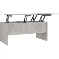 vidaXL Salontafel 102x50,5x46,5 cm bewerkt hout betongrijs