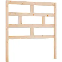 vidaXL Hoofdbord 81x4x100 cm massief grenenhout