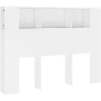 vidaXL Hoofdbordkast 140x18,5x104,5 cm wit