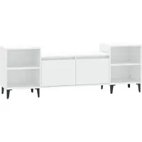 vidaXL Tv-meubel 160x35x55 cm bewerkt hout wit