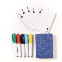 SmartaSaker Maak je eigen speelkaarten - Inclusief kaarten en stiften - Creatief - Knutselen