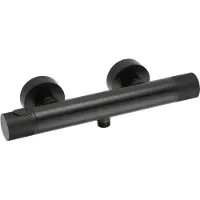 Ben Engraved Line douche thermostaatkraan mat zwart