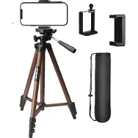 GWS Universeel XL Smartphone & Camera Tripod Statief – Reisstatief 125CM – Stevig en Compact