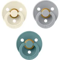 BIBS fopspeen 6-18 maand set 3 stuks Ivory,Cloud en Island Sea maat 2